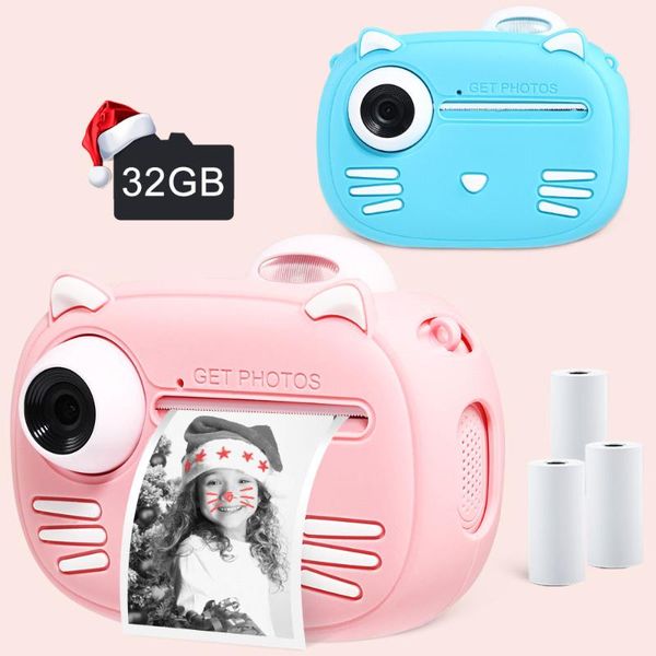 digital cameras minibear children camera for kids instant 1080p po toys girl boy birthday gifts
