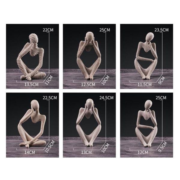 fragrance lamps abstract thinker statue resin figurine deskornaments handmade home art craft
fragrance lamps abstract thinker statue resin figurine deskornaments handmade home art craft
