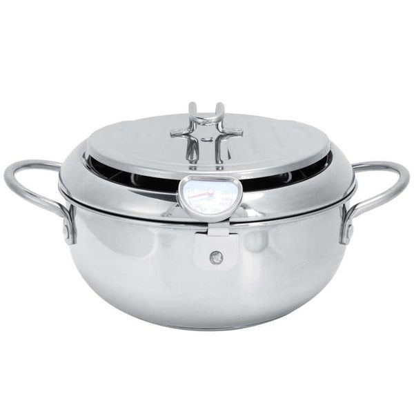 air fryers kitchen fryer deep frying pot stainless steel pan with thermometer lid cookware
air fryers kitchen fryer deep frying pot stainless steel pan with thermometer lid cookware