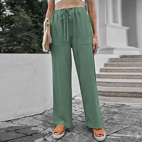 women's pants & capris women cotton casual wide leg elastic spring autumn trousers comfortable soft elegant baggy jogger, Black;white
women's pants & capris women cotton casual wide leg elastic spring autumn trousers comfortable soft elegant baggy jogger, Black;white