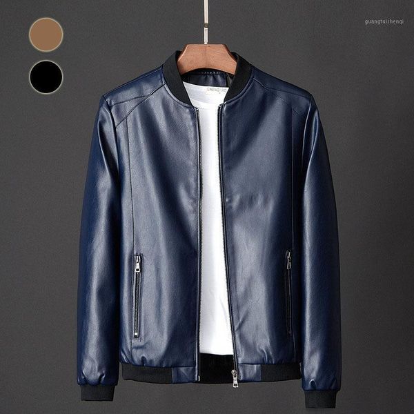 men's jackets 2021 men leather bomber jacket korean style slim thin trendy clothes mens faux fur coats, Black;brown
men's jackets 2021 men leather bomber jacket korean style slim thin trendy clothes mens faux fur coats, Black;brown