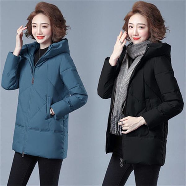 women's jackets 2021 women winter jacket long warm parkas female coat thicken cotton padded hooded loose clothes, Black;brown
women's jackets 2021 women winter jacket long warm parkas female coat thicken cotton padded hooded loose clothes, Black;brown