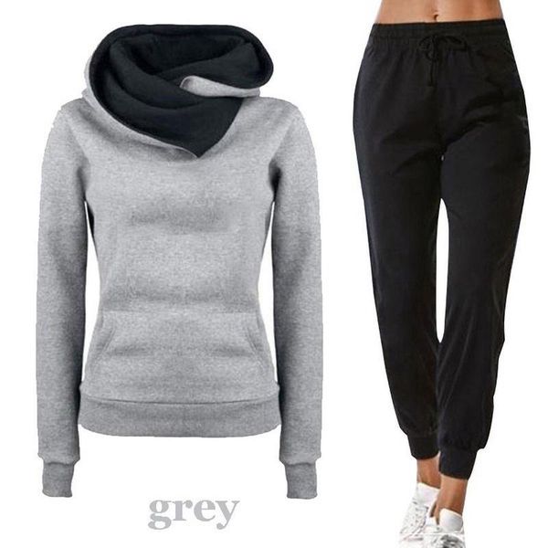 women's two piece pants spring and autumn sweater suit 2021 two-color hoodie trousers two-piece casual slim clothing female, White
women's two piece pants spring and autumn sweater suit 2021 two-color hoodie trousers two-piece casual slim clothing female, White