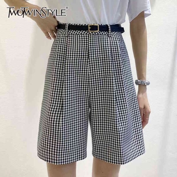 plaid loose pants for women high waist sashes casual wide leg half trousers female fashion new clothing tide 210428, Black;white
plaid loose pants for women high waist sashes casual wide leg half trousers female fashion new clothing tide 210428, Black;white