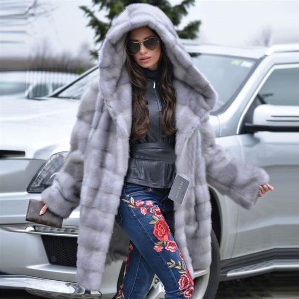 women's fur & faux light grey natural mink coat long women winter fashion full pelt coats genuine casual woman overcoat luxury, Black
women's fur & faux light grey natural mink coat long women winter fashion full pelt coats genuine casual woman overcoat luxury, Black