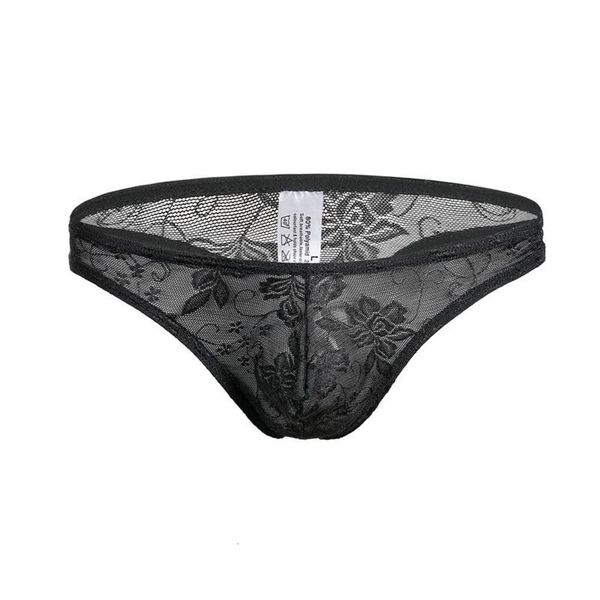 c505 men's underwear lace thong low waisted fashion comfortable breathable elastic, Black;white
c505 men's underwear lace thong low waisted fashion comfortable breathable elastic, Black;white