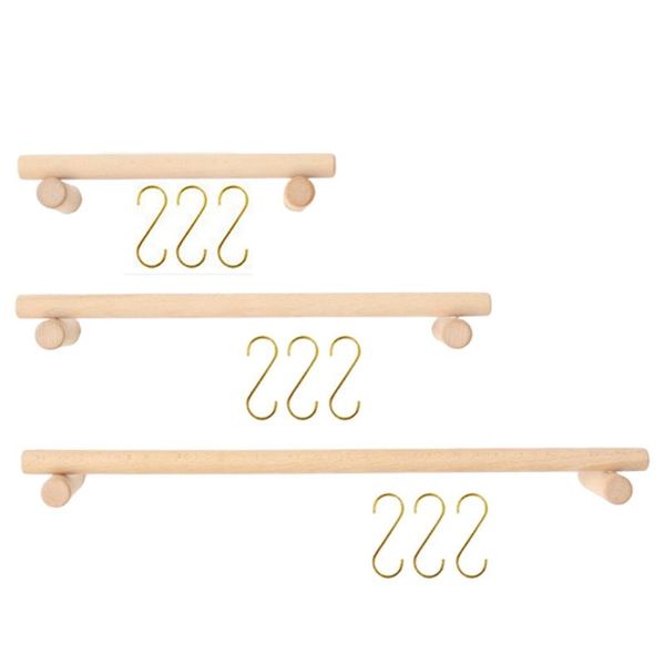 towel racks simple wood rack single bar storage with 3pcs s-shaped hooks hanger holder wall mounted
towel racks simple wood rack single bar storage with 3pcs s-shaped hooks hanger holder wall mounted