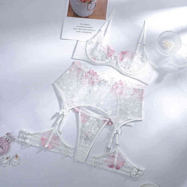 nxy set floral embroidery erotic lingerie woman underwear brief set with garters transparent underwire sets intimate 1128, Red;black
nxy set floral embroidery erotic lingerie woman underwear brief set with garters transparent underwire sets intimate 1128, Red;black