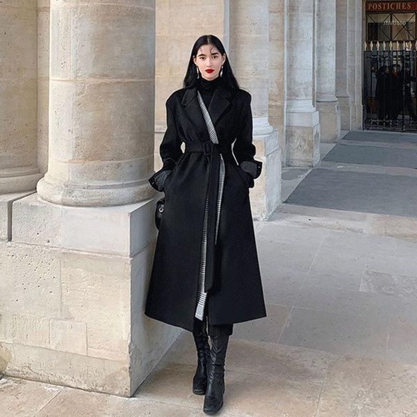 women's wool & blends woolen coat women's 2021 spring and autumn winter fashion black splicing lattice medium long waist closing hi
women's wool & blends woolen coat women's 2021 spring and autumn winter fashion black splicing lattice medium long waist closing hi