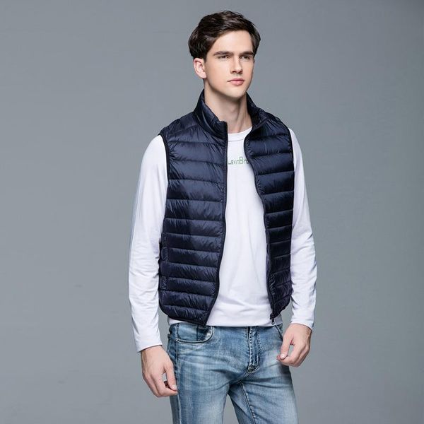 men's down & parkas jacket style white duck vest gielt casual waistcoat spring autumn light, Black
men's down & parkas jacket style white duck vest gielt casual waistcoat spring autumn light, Black