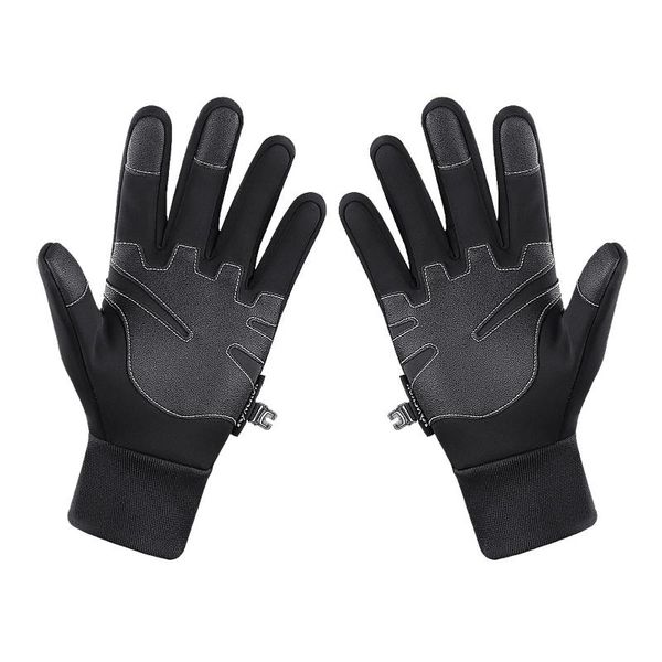 cycling gloves winter men touchscreen waterproof anti-slip for skiing windproof fluff warm repellent, Black
cycling gloves winter men touchscreen waterproof anti-slip for skiing windproof fluff warm repellent, Black