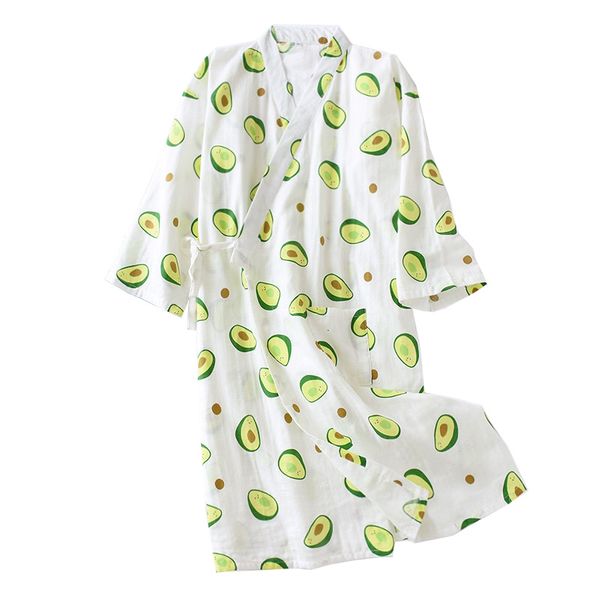 women's sleepwear fresh and nature women nightgown avocado printed summer comfort gauze cotton kimono bathrobe loose thin female h, Black;red
women's sleepwear fresh and nature women nightgown avocado printed summer comfort gauze cotton kimono bathrobe loose thin female h, Black;red
