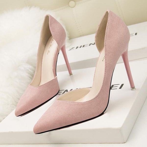 dress shoes 2021 woman pumps suede high heels female pointed toe office stiletto women party cm, Black
dress shoes 2021 woman pumps suede high heels female pointed toe office stiletto women party cm, Black