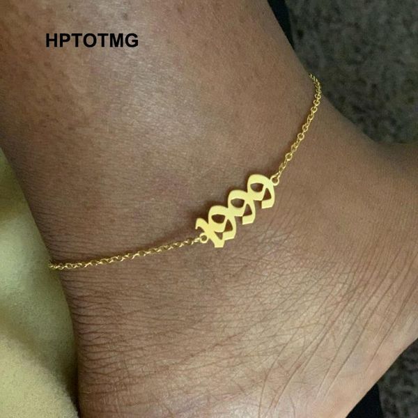 link, chain stainless steel birth year anklets for women old english number 1995 gold anklet bracelet foot valentine jewelry gift, Black
link, chain stainless steel birth year anklets for women old english number 1995 gold anklet bracelet foot valentine jewelry gift, Black