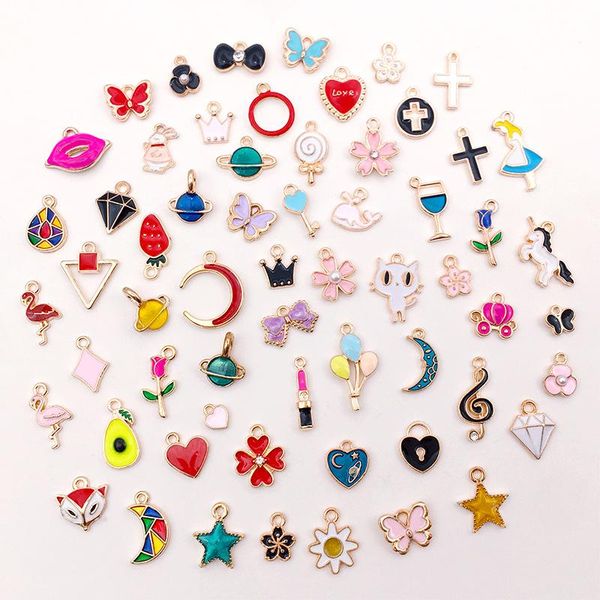 charms mix 60pcs/pack bow plant animal enamel gold color pendants diy jewelry making handmade craft, Bronze;silver
charms mix 60pcs/pack bow plant animal enamel gold color pendants diy jewelry making handmade craft, Bronze;silver