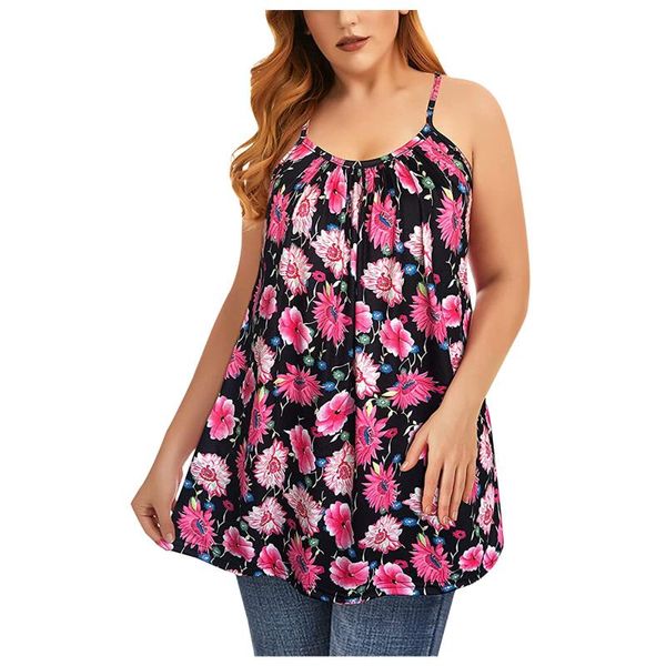 women's t-shirt ladies shirt women summer sleeveless floral print casual loose female t street sling oversized tee top, White
women's t-shirt ladies shirt women summer sleeveless floral print casual loose female t street sling oversized tee top, White