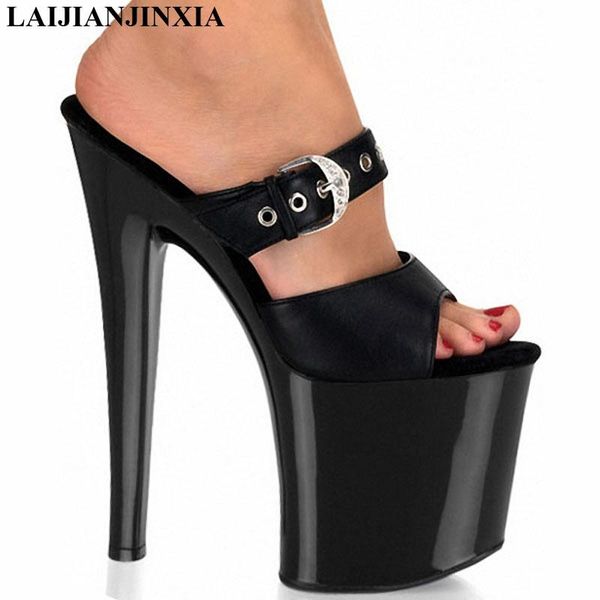 slippers laijianjinxia professional customize 20cm ultra high heels rome platform sandals 8 inch plolicy women's shoes stripper, Black
slippers laijianjinxia professional customize 20cm ultra high heels rome platform sandals 8 inch plolicy women's shoes stripper, Black
