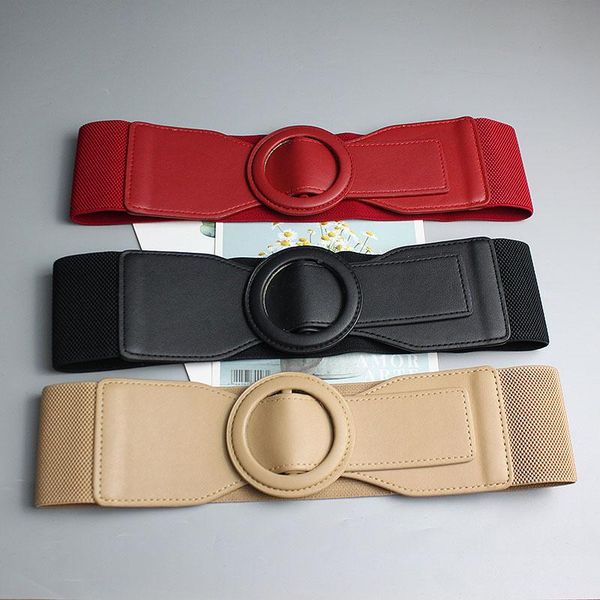 belts skirt wide belt women's round buckle decoration elastic rubber band waist seal summer, Black;brown
belts skirt wide belt women's round buckle decoration elastic rubber band waist seal summer, Black;brown