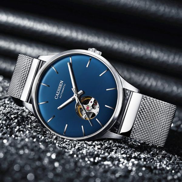 wristwatches cadisen mens watches miyota 82s0 movement hollow out automatic mechanical business clock blue watch men, Slivery;brown
wristwatches cadisen mens watches miyota 82s0 movement hollow out automatic mechanical business clock blue watch men, Slivery;brown
