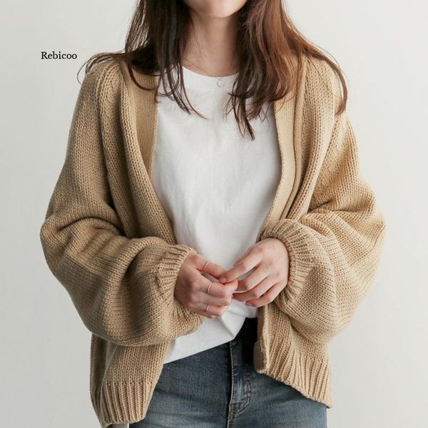 women's knits & tees sweaters cardigans autumn winter casual solid v-neck open stitch loose sweater jacket female knit coat khaki black, White
women's knits & tees sweaters cardigans autumn winter casual solid v-neck open stitch loose sweater jacket female knit coat khaki black, White