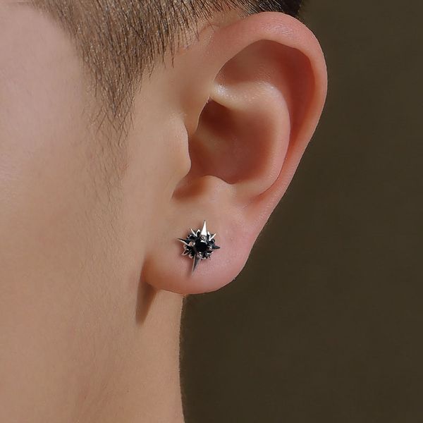 s2431 fashion jewelry single piece men's star earring vintage s925 silver earrings, Golden;silver
s2431 fashion jewelry single piece men's star earring vintage s925 silver earrings, Golden;silver