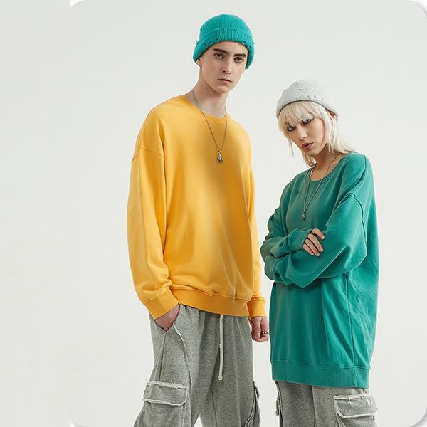 men's hoodies & sweatshirts unoversized hoodie men loose fit round collar solid color cotton sweatshirt, Black
men's hoodies & sweatshirts unoversized hoodie men loose fit round collar solid color cotton sweatshirt, Black