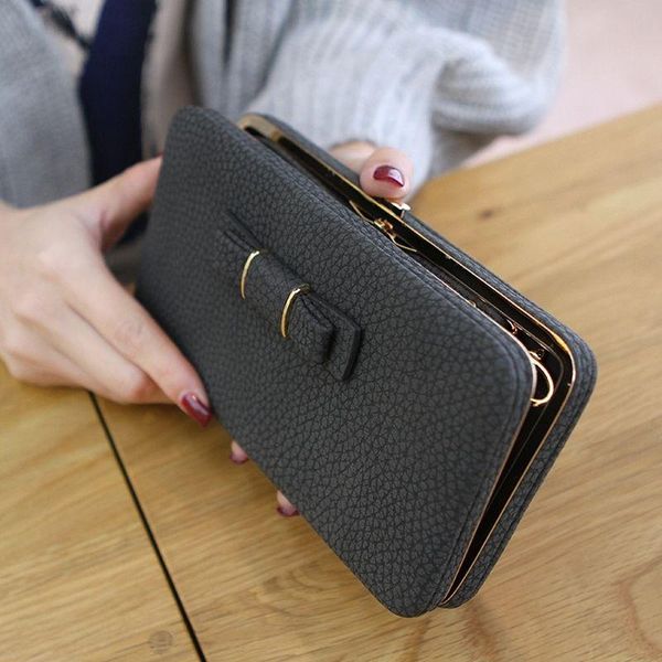 wallets fashion bowknot wallet long purse mobile handbag case storage bag home large capacity pocket, Red;black
wallets fashion bowknot wallet long purse mobile handbag case storage bag home large capacity pocket, Red;black