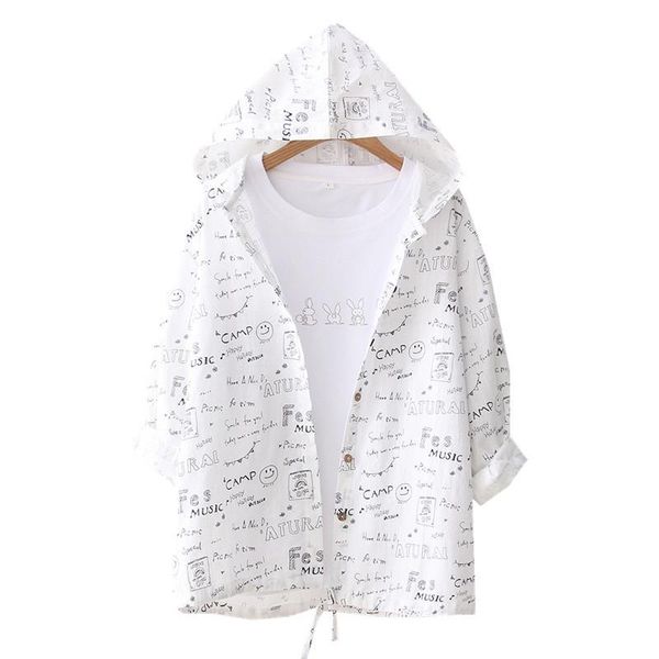 women's jackets thin coat 2021 spring autumn short jacket letter cartoon hooded long-sleeved women summer sun protection clothing, Black;brown
women's jackets thin coat 2021 spring autumn short jacket letter cartoon hooded long-sleeved women summer sun protection clothing, Black;brown