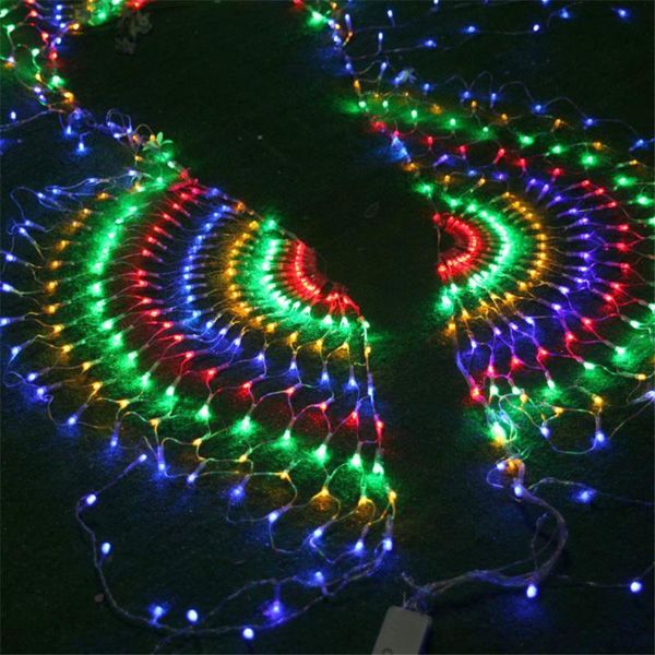 strings thrisdar peacock mesh net led fairy lights 3m 424led 3pcs curtain icicle string for wedding christmas party
strings thrisdar peacock mesh net led fairy lights 3m 424led 3pcs curtain icicle string for wedding christmas party