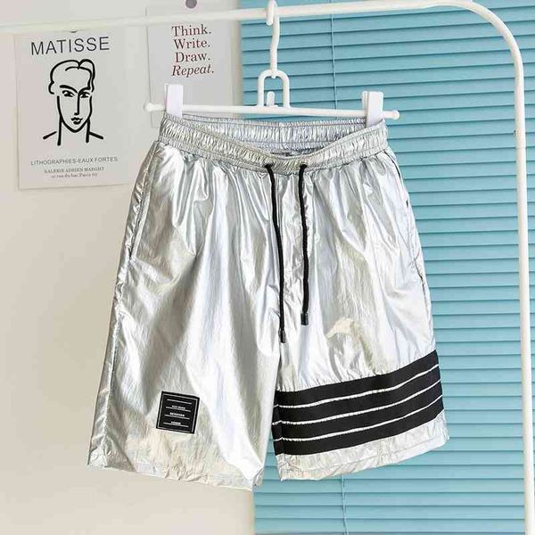 summer capris loose and handsome trendy shorts big size beach men's korean casual pants, White;black
summer capris loose and handsome trendy shorts big size beach men's korean casual pants, White;black