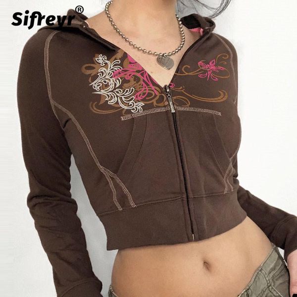 women's hoodies & sweatshirts sifreyr vintage print hoodie jacket coats women zip up long sleeve y2k aesthetic loose autumn harajuku cr, Black
women's hoodies & sweatshirts sifreyr vintage print hoodie jacket coats women zip up long sleeve y2k aesthetic loose autumn harajuku cr, Black