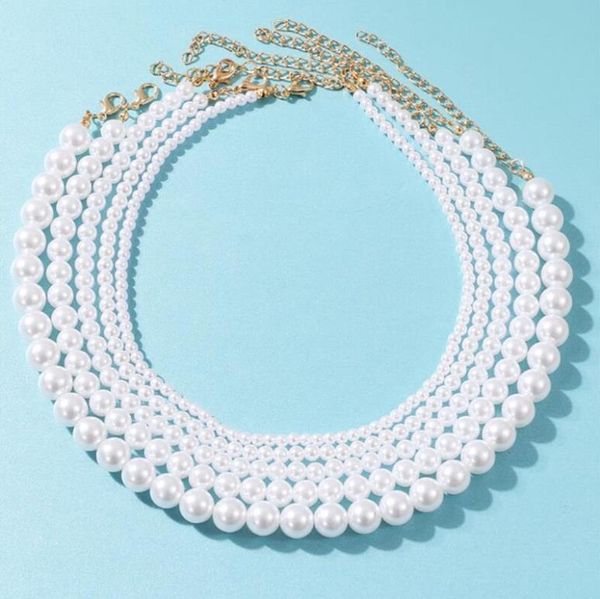 pendant necklaces 2022 europe and america fashion trend elegant simple pearl chain choker clavicle for women girls jewelry lz079, Silver
pendant necklaces 2022 europe and america fashion trend elegant simple pearl chain choker clavicle for women girls jewelry lz079, Silver