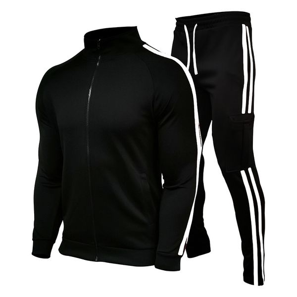 men's sets two piece set tracksuit casual zipper jacke + pants harajuku sport suits spring and autumn brand sportswear, Gray
men's sets two piece set tracksuit casual zipper jacke + pants harajuku sport suits spring and autumn brand sportswear, Gray