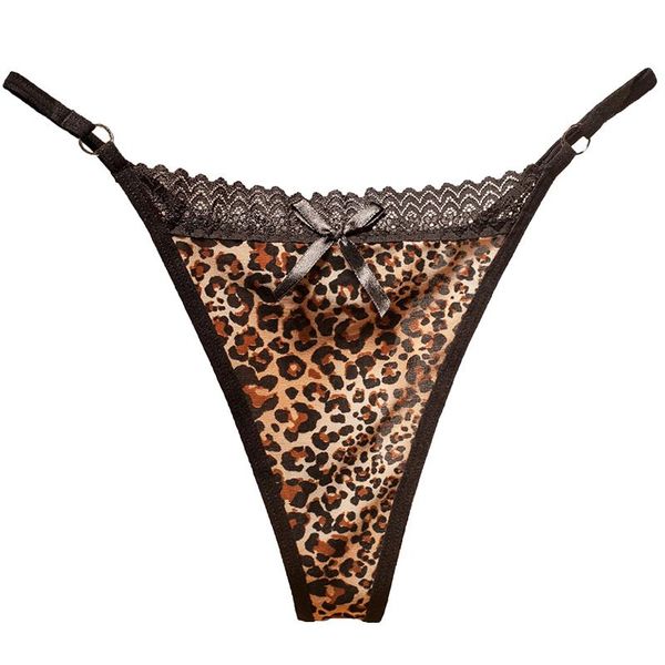 women's panties thongs woman leopard print g-string lace soft low waist bowknot briefs fit female underwear, Black;pink
women's panties thongs woman leopard print g-string lace soft low waist bowknot briefs fit female underwear, Black;pink