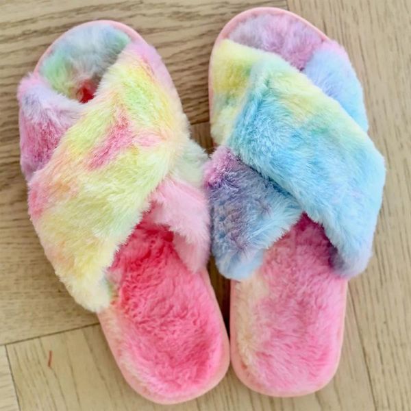 criss cross faux fur slipper women 2021 casual warm mules shoes rainbow furry flat mixed colors winter slippers, Black
criss cross faux fur slipper women 2021 casual warm mules shoes rainbow furry flat mixed colors winter slippers, Black