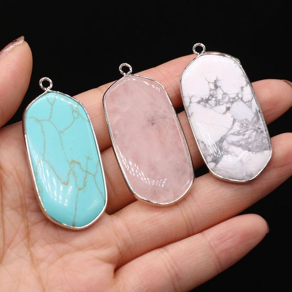 charms natural semi-precious stone pendant rectangle quartz for jewelry making diy necklace earring accessories 23x48mm, Bronze;silver
charms natural semi-precious stone pendant rectangle quartz for jewelry making diy necklace earring accessories 23x48mm, Bronze;silver
