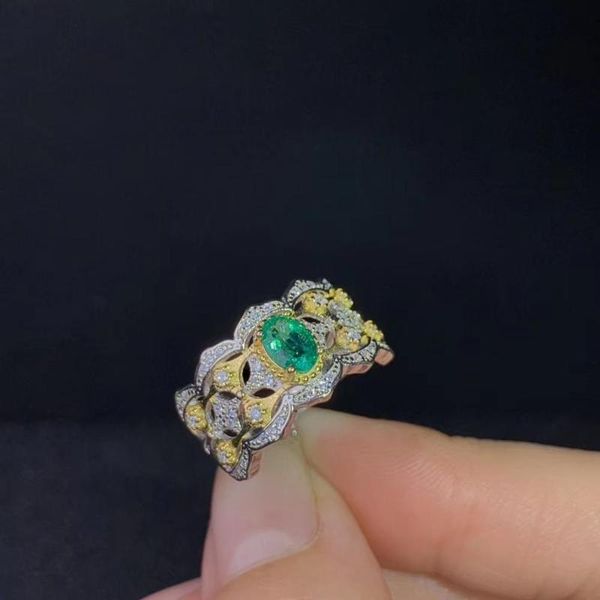 cluster rings man silver ring green emerald gemstone 925 sterling natural gem gold plated luxury character birthday gift, Golden;silver
cluster rings man silver ring green emerald gemstone 925 sterling natural gem gold plated luxury character birthday gift, Golden;silver