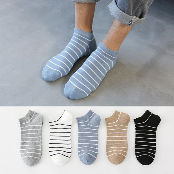 men's socks 5 pairs/lot classic striped style man short breathable comfortable cotton ankle invisible male boat sock, Black
men's socks 5 pairs/lot classic striped style man short breathable comfortable cotton ankle invisible male boat sock, Black