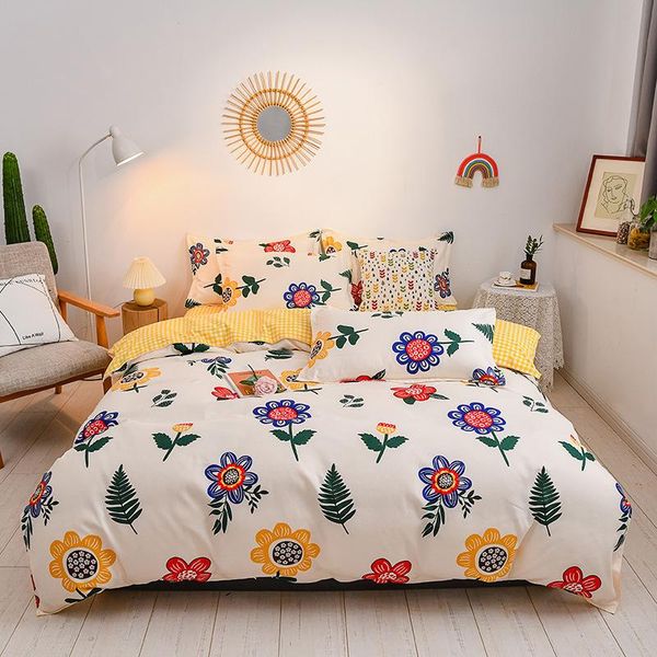 bedding sets 3/4 pieces textiles set white color cute flower bedclothes include duvet cover bed sheet pillowcase for kids and adult
bedding sets 3/4 pieces textiles set white color cute flower bedclothes include duvet cover bed sheet pillowcase for kids and adult