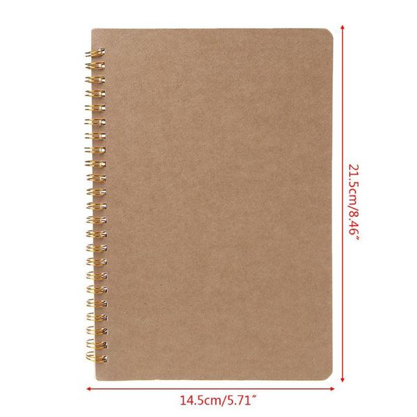notebook kraft dot grid time management blank book spiral journal weekly planner school office supplies drop notepads, Purple;pink
notebook kraft dot grid time management blank book spiral journal weekly planner school office supplies drop notepads, Purple;pink