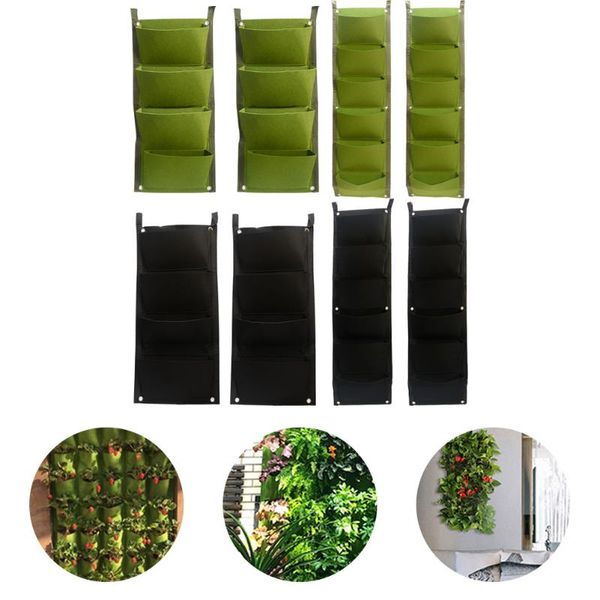 planters & pots 2pcs pouch planting bag yard greening felt garden balcony multi pockets office wall hanging vertical growing flower containe
planters & pots 2pcs pouch planting bag yard greening felt garden balcony multi pockets office wall hanging vertical growing flower containe
