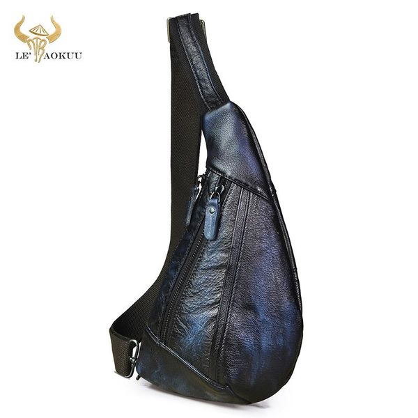 men oil wax leather fashion blue triangle chest sling bag 8" tablet umbrella design one shoulder cross-body male 8807 waist bags
men oil wax leather fashion blue triangle chest sling bag 8" tablet umbrella design one shoulder cross-body male 8807 waist bags