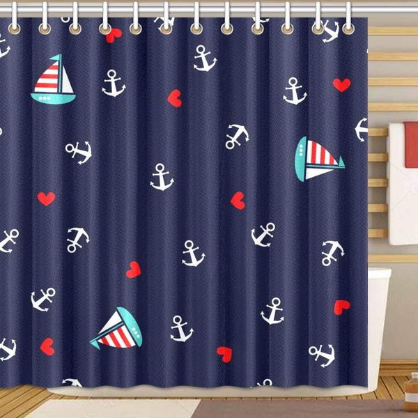 anchors and sailboats shower curtain bathroom sets, novelty bath decoration polyester curtain 72 x 72 inches
anchors and sailboats shower curtain bathroom sets, novelty bath decoration polyester curtain 72 x 72 inches