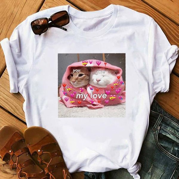 harajuku cat loves animal dog women t shirt print cute tee fashion summer female shirts graphic, White
harajuku cat loves animal dog women t shirt print cute tee fashion summer female shirts graphic, White