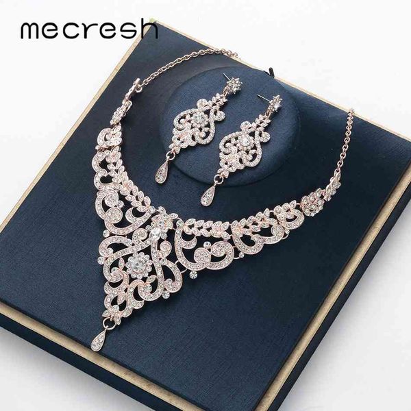 jewelry sets mecresh crystal branch bridal wedding set for women rose gold color earrings necklace engagement 2021 mtl509, Black 
jewelry sets mecresh crystal branch bridal wedding set for women rose gold color earrings necklace engagement 2021 mtl509, Black