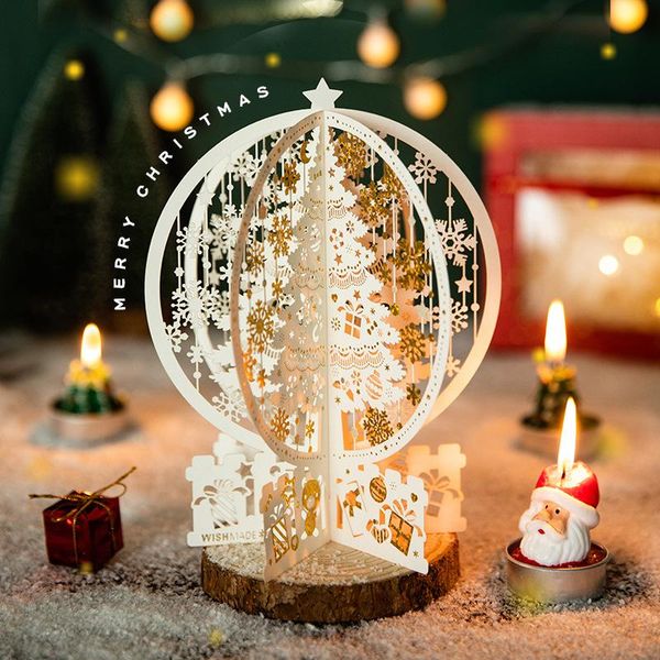 three-dimensional greeting card bronzing hollow paper carving christmas holiday invitation message blessing cards
three-dimensional greeting card bronzing hollow paper carving christmas holiday invitation message blessing cards
