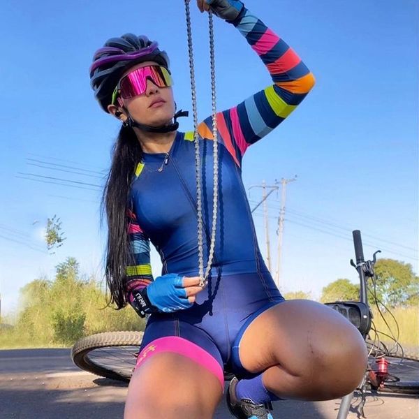 racing sets 2021 pro team ladys triathlon set women's cycling jersey one piece jumpsuit long sleeve skinsuit macaquinho ciclismo femini, Black;blue
racing sets 2021 pro team ladys triathlon set women's cycling jersey one piece jumpsuit long sleeve skinsuit macaquinho ciclismo femini, Black;blue