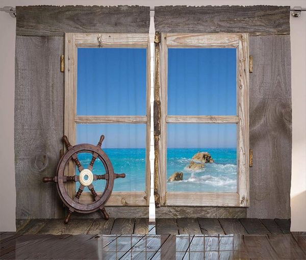 curtain & drapes holiday curtains view through wooden window with seascape ocean steering wheel maritime living room bedroom drape
curtain & drapes holiday curtains view through wooden window with seascape ocean steering wheel maritime living room bedroom drape