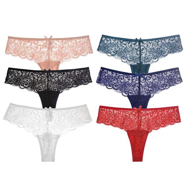 Women's Panties 6PCS G-String Ladies Sexy Thong Underwear Solid Color Comfortable Lace G String T-Back Female Low Waist Lingerie, Black;pink
Women's Panties 6PCS G-String Ladies Sexy Thong Underwear Solid Color Comfortable Lace G String T-Back Female Low Waist Lingerie, Black;pink