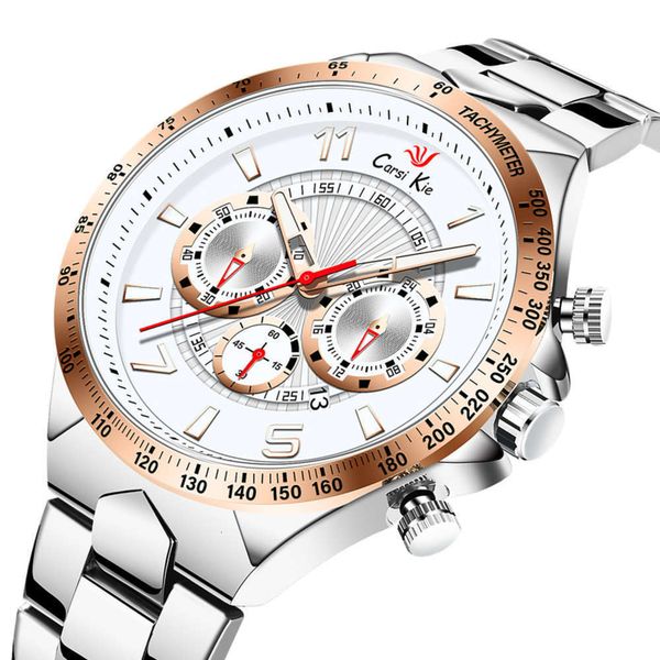 watch men's fashion multifunctional 2021 three eye six needle waterproof large dial quartz, Slivery;brown
watch men's fashion multifunctional 2021 three eye six needle waterproof large dial quartz, Slivery;brown